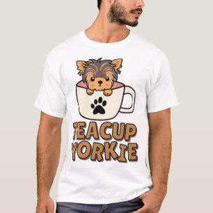 Teacup Yorkie Welpe T-Shirt