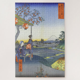 Teahouse mit Blick auf den Fuji im Zōshigay