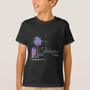 Teahupoo Tahiti Surfen Französisch-Polynesien T-Shirt