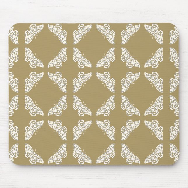Teak Arts and Crafts Schmetterlinge Mousepad (Vorne)