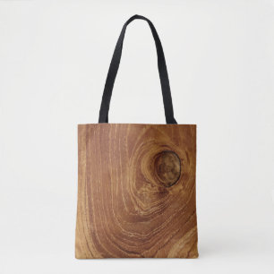 Teak Rustik Holzstruktur Braun Natur Muster Foto Tasche