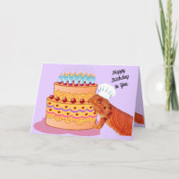 Teak the Beardie wünscht dir einen glücklichen Geb