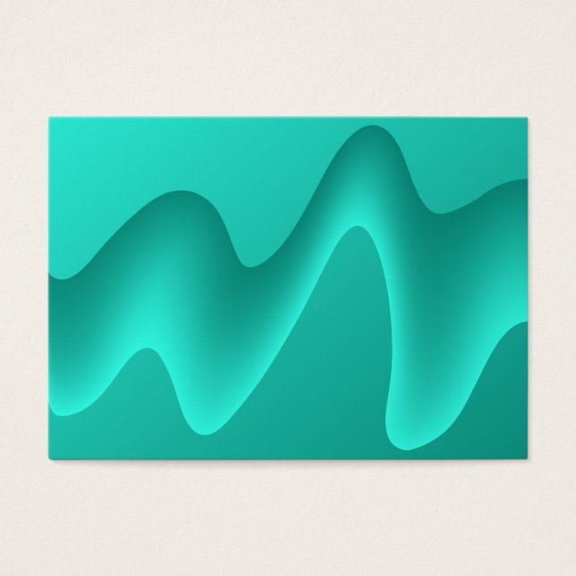Teal Abstract Design Image. (Devant)