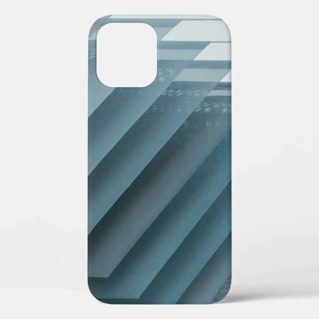 Teal and white digital wallpaper Case-Mate iPhone hülle (Rückseite)