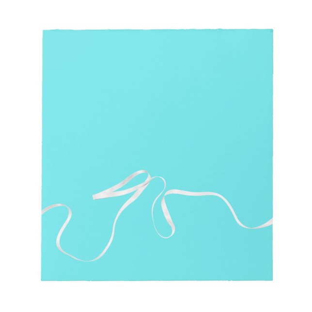 Teal & Band Notizblock (Vorderseite)