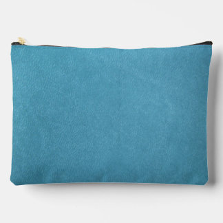 Teal Colored Leather Effect Print Cut Sewbag Zubehörtasche
