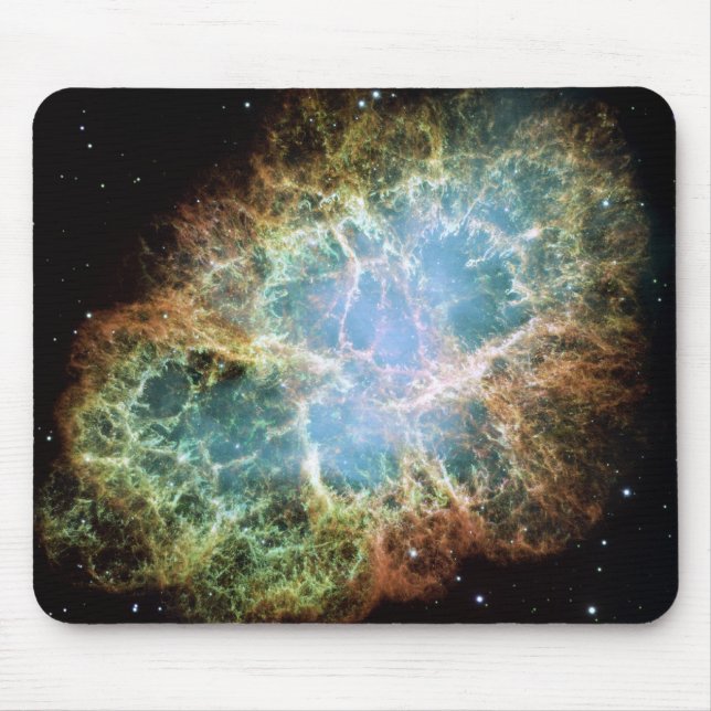 Teal Crab Nebula Mousepad (Vorne)