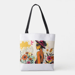 Teal Dreams Portrait Kunst 🌿 Tasche