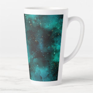 Teal Galaxy Series Design 1 Milchtasse