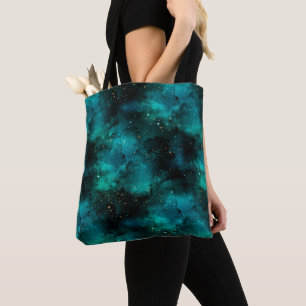 Teal Galaxy Series Design 1 Tasche