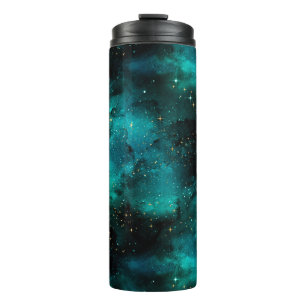 Teal Galaxy Series Design 1 Thermosbecher