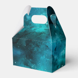 Teal Galaxy Series Design 7 Geschenkschachtel