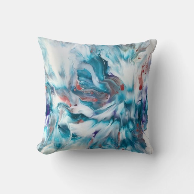 Teal-Magie Kissen (Vorderseite)