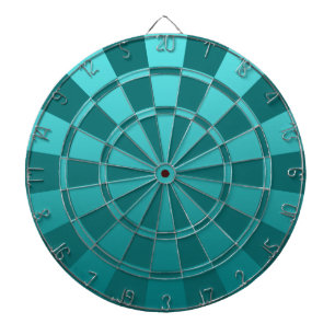 Teal Ombre Dartscheibe