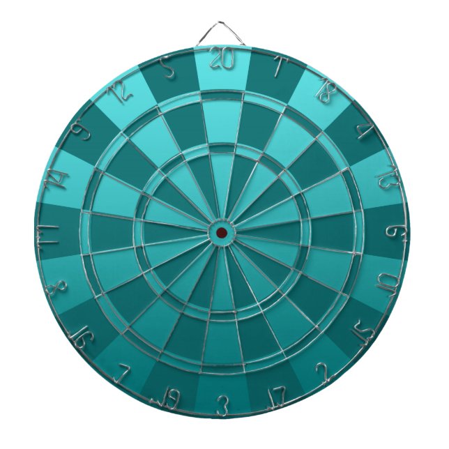 Teal Ombre Dartscheibe (vorne)