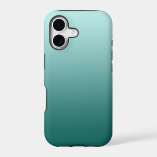 Teal Ombre iPhone-Hülle