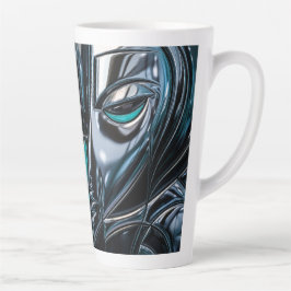 Teal & Silver Profile Milchtasse