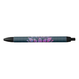 Teal tranquille et stylo de fleur de Lotus
