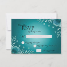 Teal Whisper Blooms Wedding