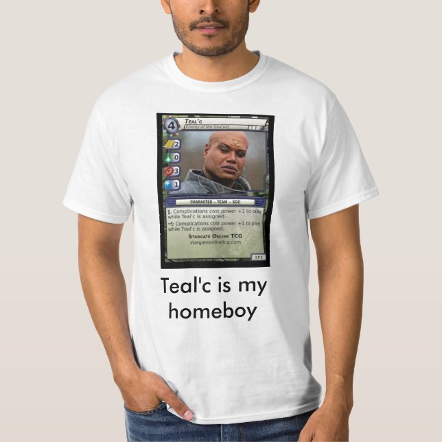 Teal'c ist mein besonders angefertigter Homeboy - T-Shirt (Vorderseite)