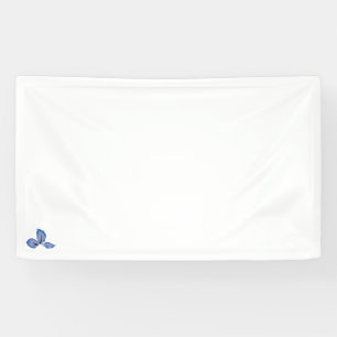 Tealish Blue, Cyan-Blue dekorative Vinyl Banner
