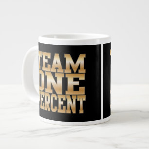 Team 1 Prozent, reich Jumbo-Tasse