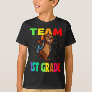 Team 1st Grade Sloth Zurück zur Schule T-Shirt