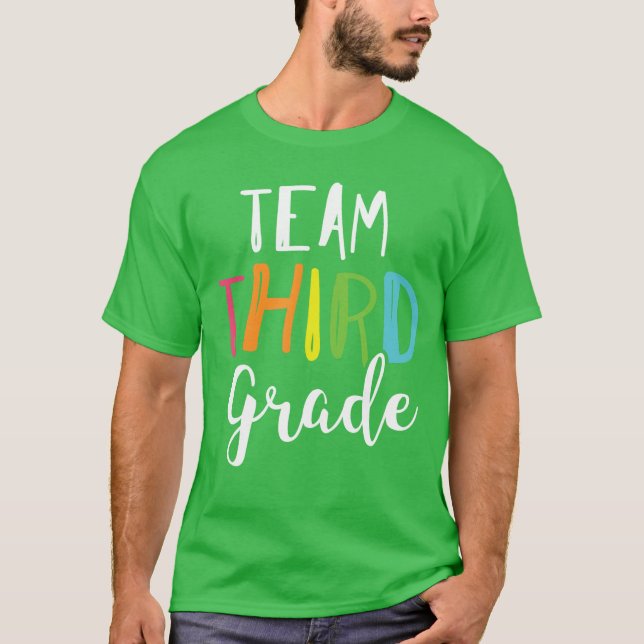 Team 3rd Third Grade Teacher Back To School Top (Vorderseite)