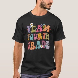 Team 4. Klasse Groovy Zurück zur Schule Gaben Lehr T-Shirt