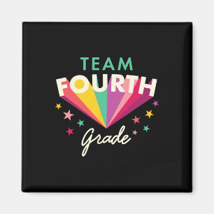 Team 4. Klasse Lehrer Byck To School Top Magnet