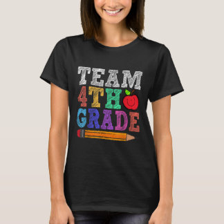 Team 4. Klasse Lehrer Lustig Zurück zur Schule T-Shirt