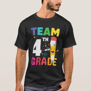 Team 4th Grade Funny 4th Zurück zur Schule Lehreri T-Shirt