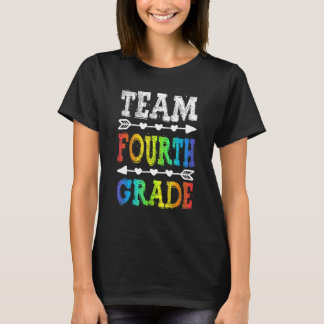 Team 4th Grade T Shirt Teacher Back To School