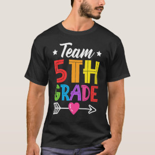 Team 5. Klasse Lehrer Schüler zurück zur Schule T-Shirt