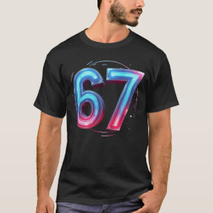 Team 67 Sport Jersey Style Baseball Football T-Shirt