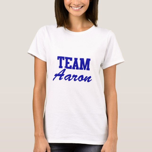Team Aaron T-Shirt (Vorderseite)