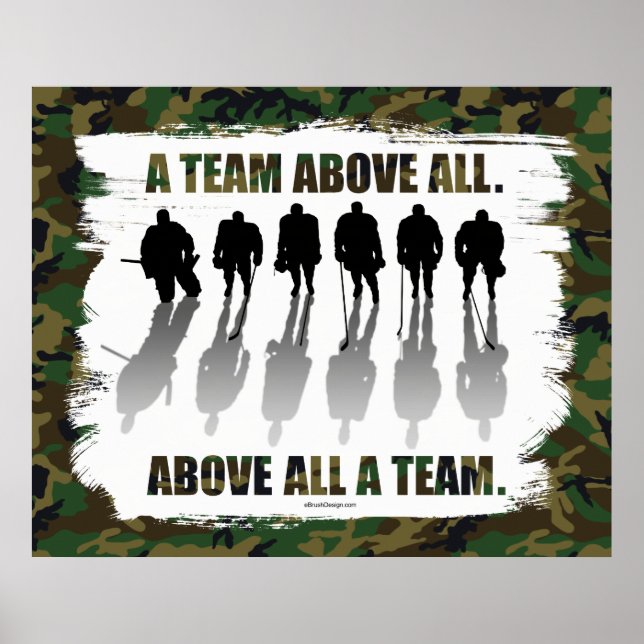 Team Above All (Hockey) Poster (Vorne)