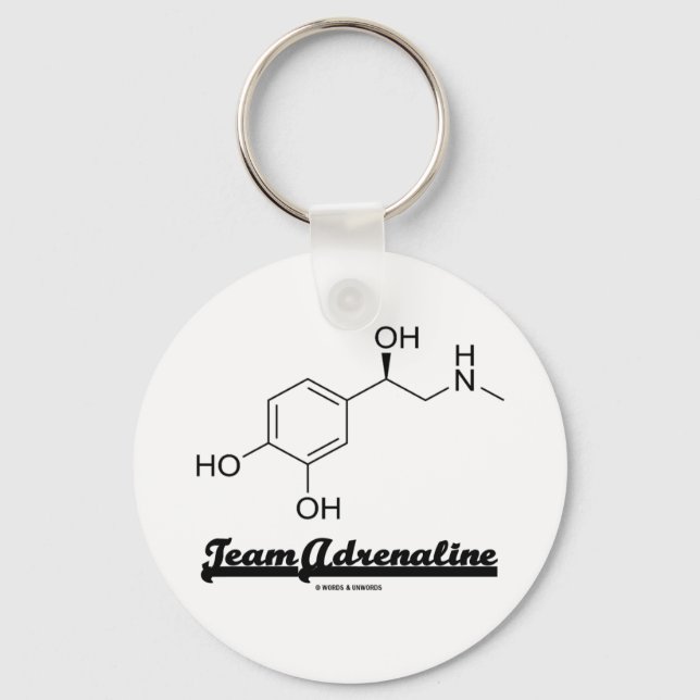 Team Adrenalin (chemischer Spaß von Molekülen) Schlüsselanhänger (Vorderseite)