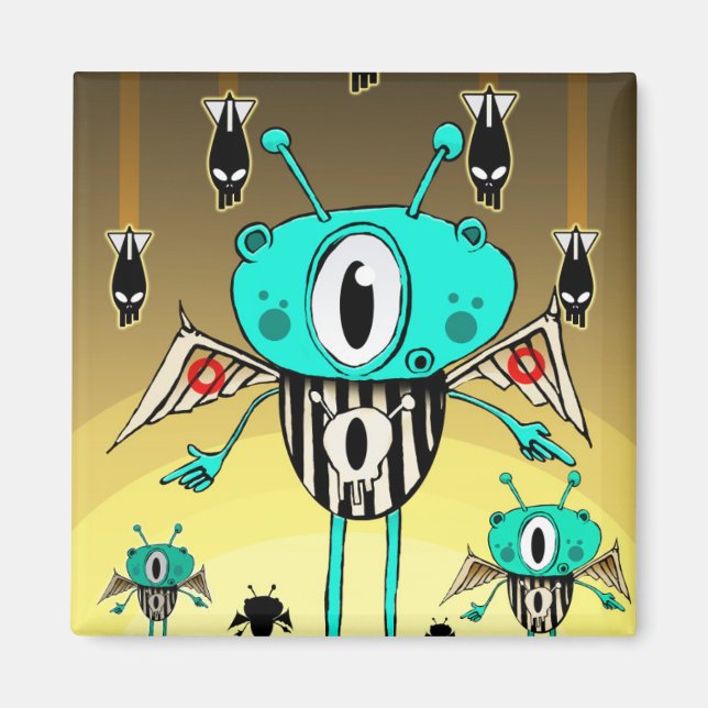 Team Alien 2012 Magnet (Vorne)