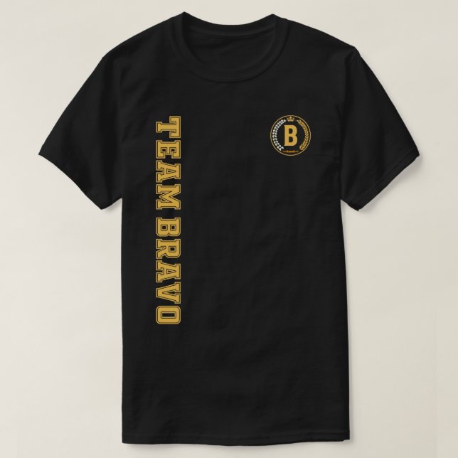 TEAM ALPHABET TEAM BRAVO T-Shirt (Design vorne)
