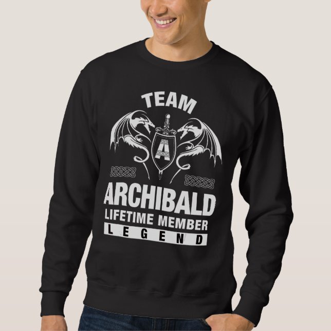 Team Archibald Lifetime Mitglied Sweatshirt (Vorderseite)