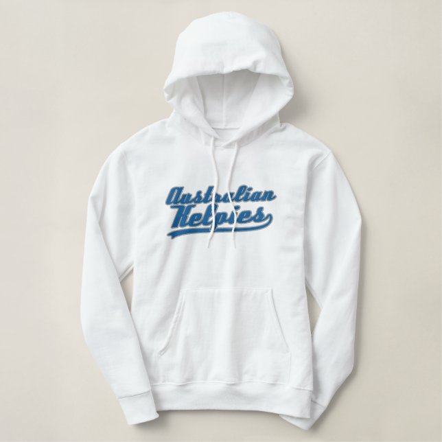 Team-australischer Kelpie gesticktes Shirt (Design vorne)