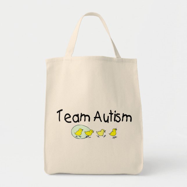 Team-Autismus (Küken) Tragetasche (Vorne)