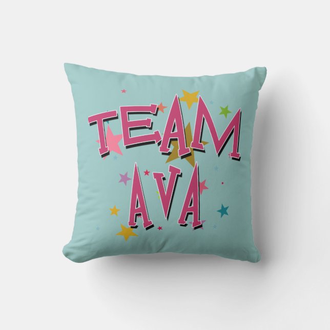 TEAM AVA kundengerecht Kissen (Vorderseite)