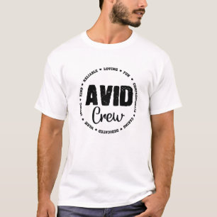 Team AVID Programm Lehrer Lehrer Bewertung Cr T-Shirt