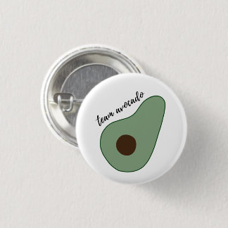 Team Avocado - Button-up Round Abzeichen Button