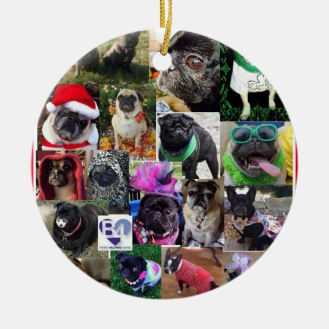 Team B4 Keramik Ornament (Vorne)