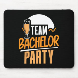 Team Bachelor Party Bridge Groom 4 Mousepad