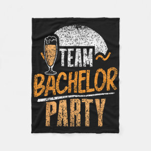 Team Bachelor Party Bridge Raum _1 Fleecedecke