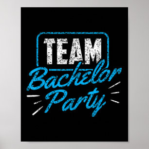 Team Bachelor Party Bridge Raum _3 Poster